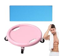 Multifunction Abdominal Wheel Board - 360 Degree Omnidirectional Silent Roller Trainer, Basic Force Fat Burning Equipment, Elbow Support ,