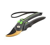 Multifunction Anti - Skid Pruning Shears, Stainless Steel Gardening Scissors for Tree Branch Cutting, Ergonomic Handle with Lock Catch, for Parks Gardens Orchards and Potted Plants (Gold)