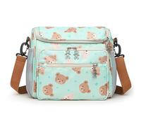 Multifunction Baby Gear Organizes Bag Travel Friendly Diaper Bag Large Excellent for Shopping Traveling & Family Visits Polyester Lining Changing