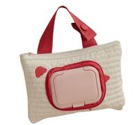 Multifunction Baby Hanging Bag with Bear Embroidery Wet Wipe Carrying Portable Must Get for Active Parent Portable Wet Wipe Holder
