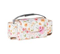 Multifunction Baby Pram Organizes Bag with Adjustable Straps & Multiple Pockets Polyester Diaper Storage for Prams Multifunctional Diaper