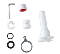 Multifunction Bathtub Spout Adapter Includes Extension Nipple & Reducer Efficient 4 in 1 Tub Faucet Spout Adapter for House Tub