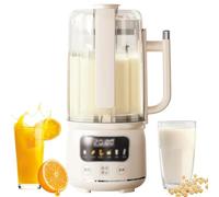 Multifunction Blender Soy Milk Maker with Auto-Cleaning High Borosilicate Glass Jug for Home Kitchen Use, 1.5L Capacity