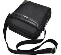 Multifunction Canvas Crossbody Shoulder Bag Chest Bag Outdoor Travel Small Satchel Bag, Multi-Pocket Purse Handbag Organizer Bag for Men & Women Outdoor Cycling Hiking Travel - Space Grey