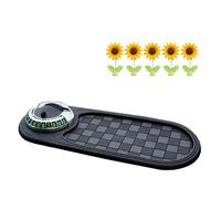 Multifunction Car Anti-Slip Mat Auto Phone Holder 360-Degree Rotation, Multifunctional 4-in-1 Mobile Phone Stand On-Board Anti-Slip Pad, Multifunction Car Dashboard AntiSlip Mat (Silver A)