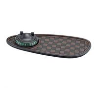 Multifunction Car Anti-Slip Mat Dashboard Tray Decorations Sticky Pad Rotatable Car Phone Holder Dashboard Mat Large Storage for Phones, Glasses, Keys