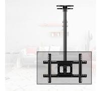 Multifunction Ceiling Tv Mount, Adjustable Height Swivel Tilt Heavy Duty Tv Bracket, Hidden Cable Management, Fits 32-70Inch Led Screen Display, Max 600X400Mm Tv Mount Tv Stan