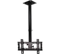 Multifunction Ceiling TV Mount, Adjustable Height TV Bracket Fits 14-32inch LED Plasma Panel Display, TV Pole Mount Holds Up to 88lbs/40kg, Max VESA 200x200mm TV Mount TV,A-0.52m