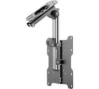Multifunction Ceiling Tv Mount, Manual Flip Down Mount Folding Pitched Roof Ceiling Mounting, For 17 To 37 Inch Flat Screen Display And Monitor Tv Mount Tv Stand