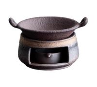Multifunction Ceramic Teas Warmer Stove Essential Oil Diffuser Teapot Holder Stand Base for Relaxation Meditations Teas Warmer Stove