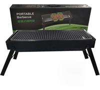 Multifunction Charcoal BBQ Grill Folding Barbecue Smokeless Design, Portable Outdoor Cooker for Camping Picnic Garden Balcony Travel, Small Tabletop Patio Backyard Grill