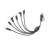 Multifunction Charges Cable with Type C Tiny USB Small USB Plugs Charging Cord for Efficient 5V Charging on Electronics General Charges Cable for Phone Tablet Camera