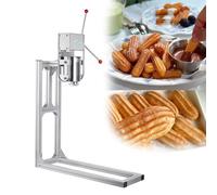 Multifunction Churro and Donut Maker Machine, Manual Control with 3L/5L/7L Capacity, Commercial Stainless Steel Design with L-Stand, Perfect for Home Kitchens & Food Businesses 7L