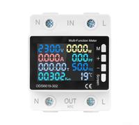 Multifunction Circuit Breaker Voltage For Relay | Over Under Voltage Protector with Adjustable Settings | 100-290V Wide Range | 63A 17KW Energy Meter for Home Commercial