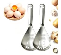 Multifunction Cooking Spoon, 5-in-1 Stainless Steel Cooking Spoon，A2 | 304 Stainless Steel Egg Slotted Spoon, Kitchen Utensil Tools for Potato Garlic Masher, Egg Separator and Bottle Opener
