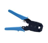 Multifunction Crimper Stripper Cutter Suitable for 8P8C 6P6C 4P4C Networking Telephone Cables Steel Design Ethernet Cable Crimper