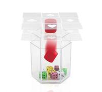Multifunction Dice Bomb Magic Tricks Big Dice Explodes to Eight Small Dices & Dice Penetration Close-up Illusions Gimmicks Mentalism Prop