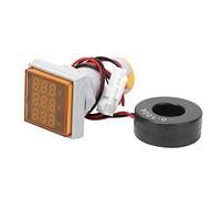 Multifunction Digital Meter Square 3 - Digit Display AC Voltage Current Hertz Tester - Large Clear Display, Accurate Measurement, Portable and Easy Use (Yellow)