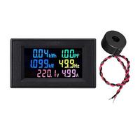 Multifunction Digital Power Meter Monitor with Wide Voltages Current Ranging Suitable for Industrial Electrical Systems ABS Energy Device