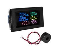 Multifunction Digital Power Meter Monitor with Wide Voltages Current Ranging Suitable for Industrial Electrical Systems Realtime Power Consumption Analysis