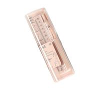 Multifunction Drawing Compasses Math Geometry Stationery Tool 3 in 1 Compasses Geometry Straight Ruler with Pencil Set Compass Ruler Drawing Tool Sketching