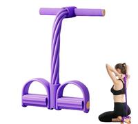 Multifunction Elastic Yoga Resistance Band, 8 Tube Pedal Resistance Device, Fashion Puller Exercise, Home Fitness Equipment for Legs, Arms, Core Training