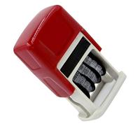 Multifunction English Date Stamp Adjustable Rubber Stamp Line Dater Number Roller Office Scrapbooking Date for Documents