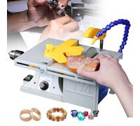 Multifunction Gem Jewelry Polishing Grinding Machine, 850W Saws DIY Jewelry Lapidary Equipment Benchtop Buffer Rock Grinder Polishing Machine