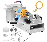 Multifunction Gemstone Processing Machine with Flexible Shaft and Precision Table for Cutting, Grinding, Polishing, Drilling, and Engraving in Jewelry Making