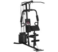 Homcom Multi Home Gym Machine With 45Kg Weight Stack For Full Body Workout