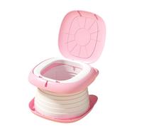 Multifunction Kids Potty Chair Foldable Toilet for Growing Children Slip Resistant Base Up to 50kg Load Capacity