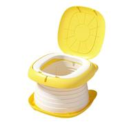 Multifunction Kids Potty Chair Foldable Toilet for Growing Children Slip Resistant Base Up to 50kg Load Capacity