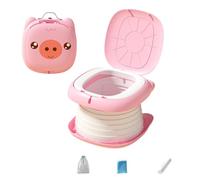 Multifunction Kids Potty Chair Foldable Toilet for Growing Children Slip Resistant Base Up to 50kg Load Capacity Safe Infant Potty Trainer