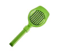 Multifunction Kitchen Tool: ABS Alloy Egg, Mushroom, Tomato, and Fruit Cutter with Long Handle Stainless Steel Blades Slicer for Cooking