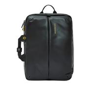 Multifunction Laptop Backpack Mandarina Duck Eco Coated Noir 40x28x13 cm