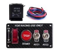 Multifunction LED Toggle Switchs Ignitions Starter Panel With Push Button For Truck Boat Customization Touch Operations Switch