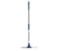 Multifunction Magic Broom,Adjustable Rubber Squeeze Broom Sweeper,Scraping Broom with Rubber Scraper for Bathroom,Window, Bathroom, Kitchen,pet Hair, Tile Cleaning (35cm)