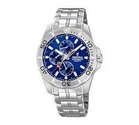 Multifunction Men's Watch in Steel, Blue PVD - FE.F20445/2