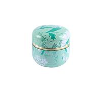 Multifunction Mini Round Tin Plate Canister with Lid, Portable Small Tea Cans Containers Packaging Can(#8)