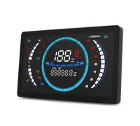 Multifunction Motorcycle LCD RPM Gauge Indicators 199km/h Speedometer With Temperature Sensors Easy Installation Electronic