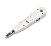Multifunction Network Punch Down Impact Tool, Plastic Wire Feeder Bolt Spatula Punchdown Tool Wire Cut Tool