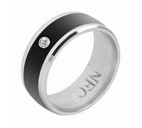 Multifunction NFC Smart Ring Stylish Wearable for Secure Data Exchange and Application Management Perfect for Everyday Use (size8)