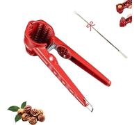 Multifunction Nutcracker with Non Slip Handel, 2026 New Nutcracker Tool, Nutcrackers Tool Heavy Duty Pecan Walnut, for All Nuts and Chestnuts (1PCS,Red)