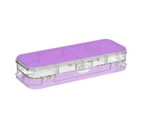 Multifunction Pencil Case Dark Orchid Crayon Holder for Kids 8.3"L x 3"W x 1.9"H