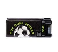 Multifunction Pencil Case Football - Pop-Out Sharpener, Calculator, Storage Compartments - Black Kids Pencil Case with Fun Features