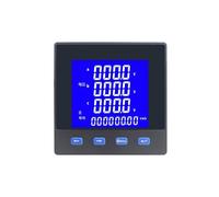 Multifunction Power Meter Three-Phase LCD Display 3P3W RS485 Communication 96 * 96 Power AC220V 40~65Hz(200A)