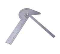 Multifunction Protractor with Double Measurement Units 9cm 4 Inch Device for Accurate Angles Assessment in School Engineering Classroom Teaching