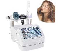 Multifunction Scalp Diagnostic Tool and Scalp Pore Viewer | 5 in 1 Device Scalp Analysis Machine Lenses 200x | 10 Inch HD Display for Home Spa,Hair Loss Analysis System (White)