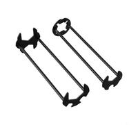 Multifunction Sink Wrench Plumbing Tool for Bathroom and Kitchen Faucets, Hose and Hexagon Nut Wrench with Adjustable Claws, 2-Pack(A+B)