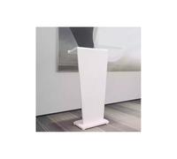 MultiFunction Solid Wood Podium Stand for Churches Classrooms and Reception AreasModern Lectern Desk for Presentations and Public Speaking